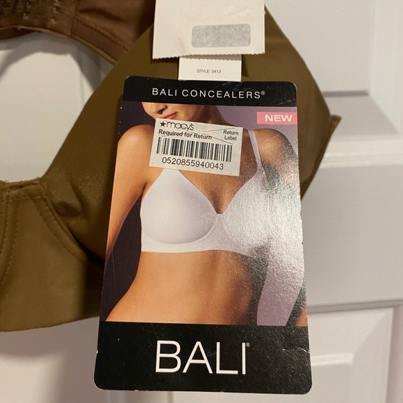Bali Concealers Macy’s 34C WireFree Bronzed Bra NWT - Picture 8 of 9